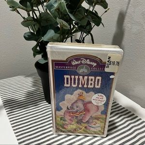 Dumbo Rare Walt Disney Masterpiece Collection VHS Tape Stock No. 024